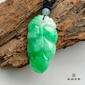 派瑞翡翠 翡翠挂件 糯冰种 绿色