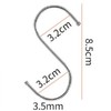 不锈钢s型挂钩s铁钩挂肉钩子家用s形金属钢管s勾子挂单个 商品缩略图4