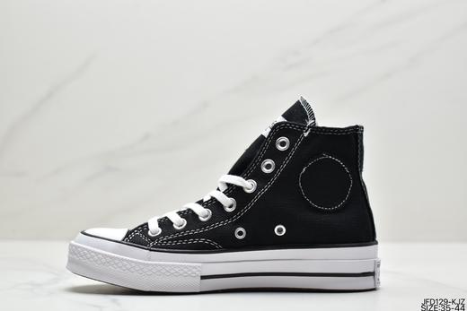 匡威Converse STAR Stussy联名1970S星星刺绣黑色高帮帆布鞋A01765C男女鞋 商品图2