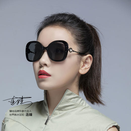 【YUE-X】骊佳高清偏光太阳镜时尚太阳花墨镜1970款 商品图1