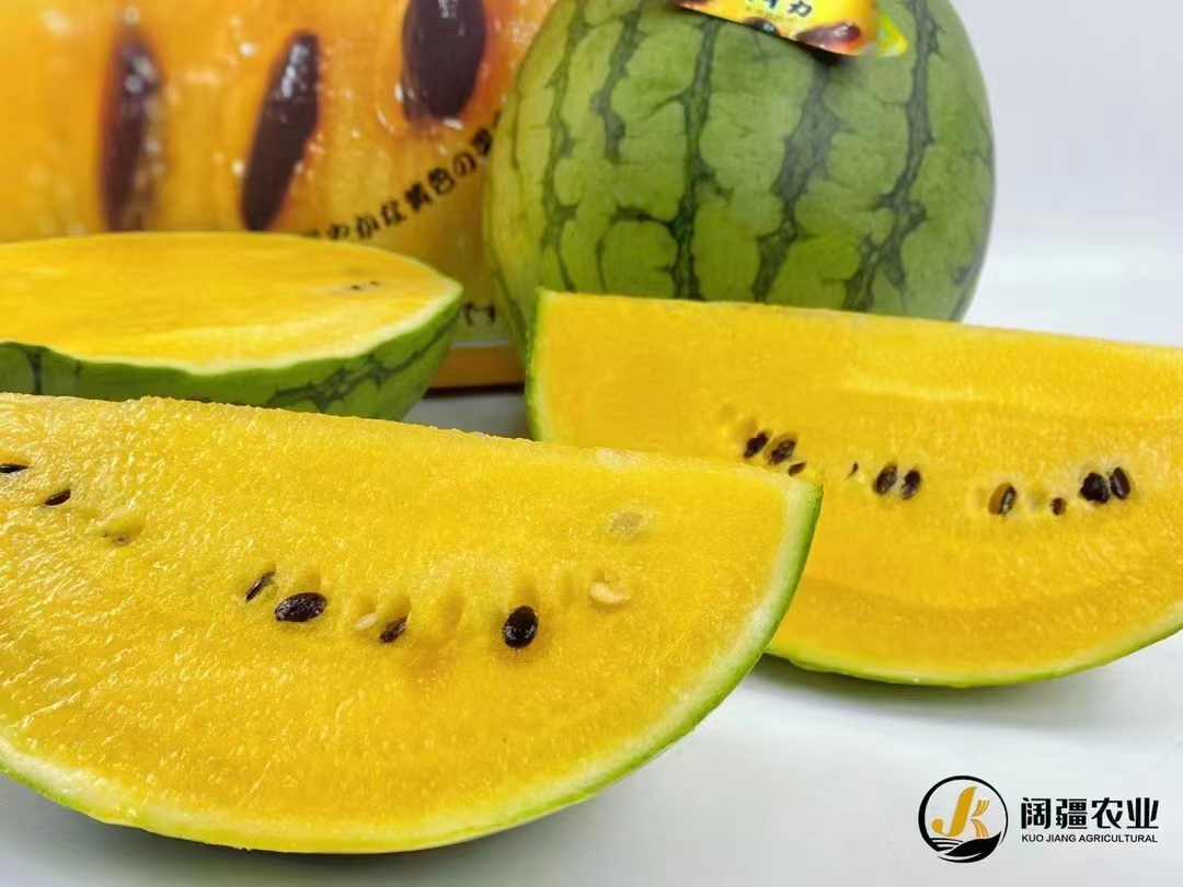 网红冰激凌黄肉西瓜 黄瓤西瓜    入口酥脆细腻多汁