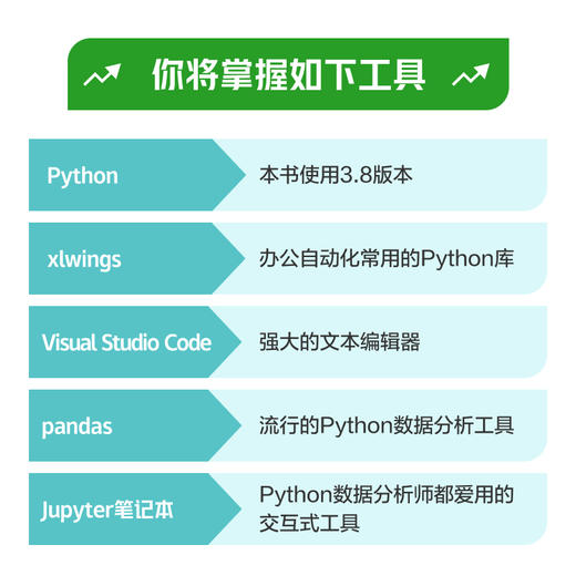 Excel+Python：飞速搞定数据分析与处理 xlwings数据处理分析Python编程 Excel办公自动化零基础 商品图3