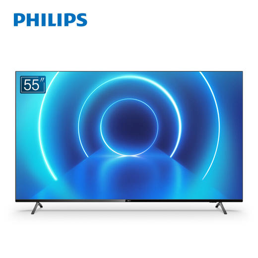 飞利浦（PHILIPS）4K超高清网络智能全面屏电视 杜比全景声 客厅影音智能语音 55PUF7176/T3 商品图0