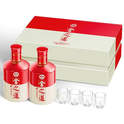 【秒杀】舍得  舍之道（礼盒版） 浓香型 50度  500ml x2 礼盒装 商品图2