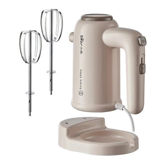 【小程序】小熊打蛋器家用搅拌器 DDQ-D01U1 杏色 片棒+底座 商品图7