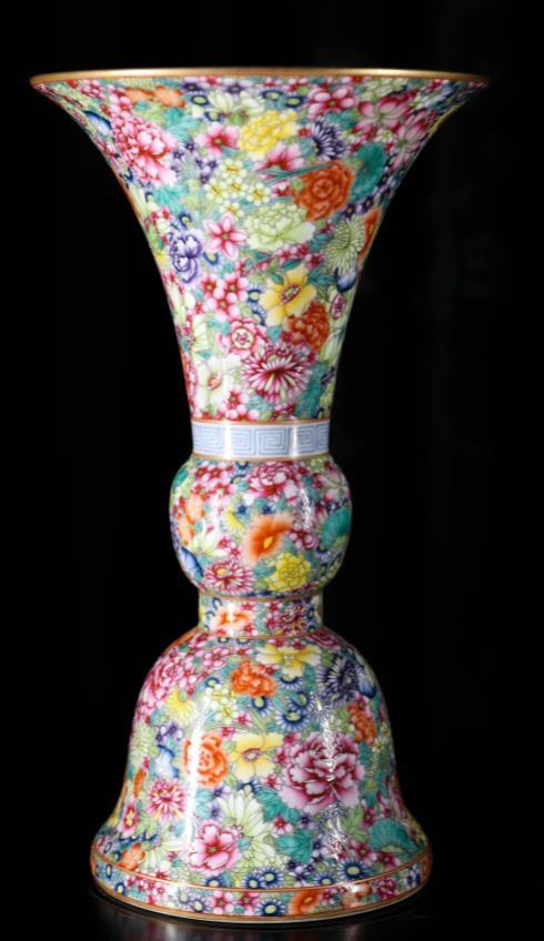 阳士琦：珐琅彩万花花觚 商品图1