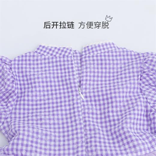 贝贝怡夏季短袖连衣裙新款国风旗袍网纱裙子古典优雅 商品图8