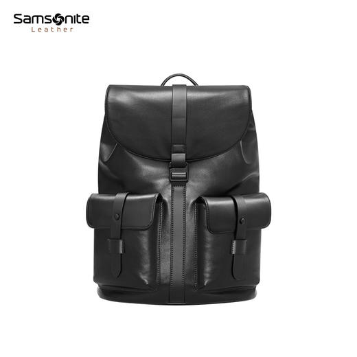 新秀丽时尚翻盖都市新潮牛皮革双肩包NQ5 商品图4