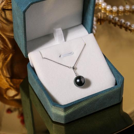 【下单2-3个工作日发】甄珠贝 常青款【恋随心动】吊坠 10-11mm大溪地珍珠 商品图4