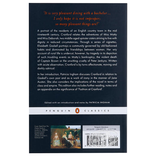 预售 【中商原版】克兰福德 英文原版 Cranford Elizabeth Cleghorn Gaskell Penguin Classics 商品图1