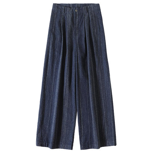 CryingCenter.刮痕工艺肌理感阔腿牛仔裤拉胯裤 巨好穿 哭喊中心 商品图4