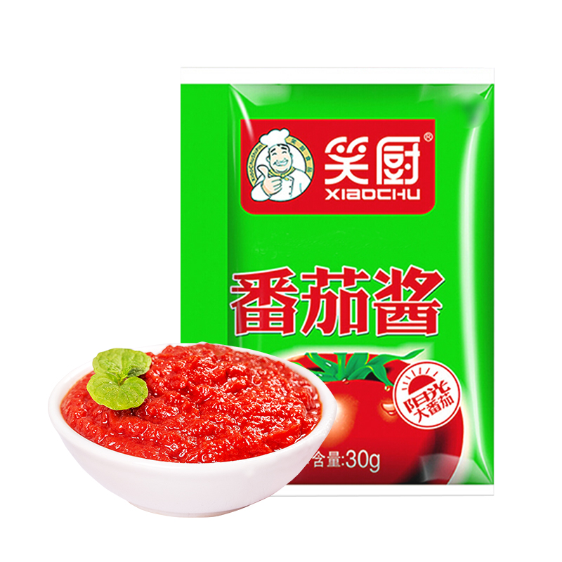 新疆笑厨纯番茄酱30g*25袋做饭伴侣汤饭大盘鸡炒米粉拌面菜