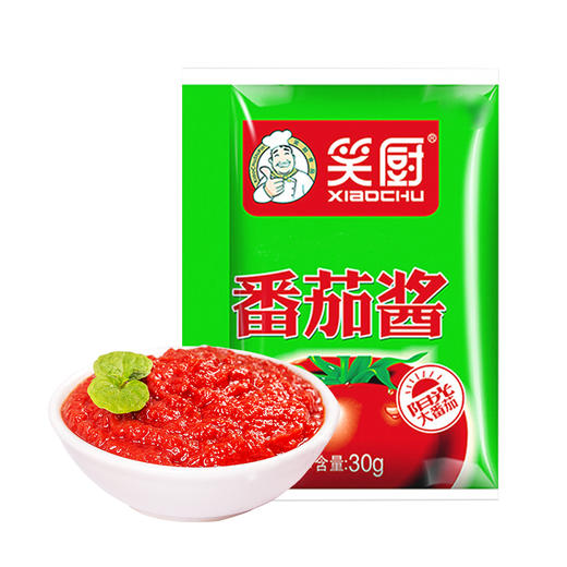 新疆笑厨纯番茄酱30g*25袋做饭伴侣汤饭大盘鸡炒米粉拌面菜 商品图0
