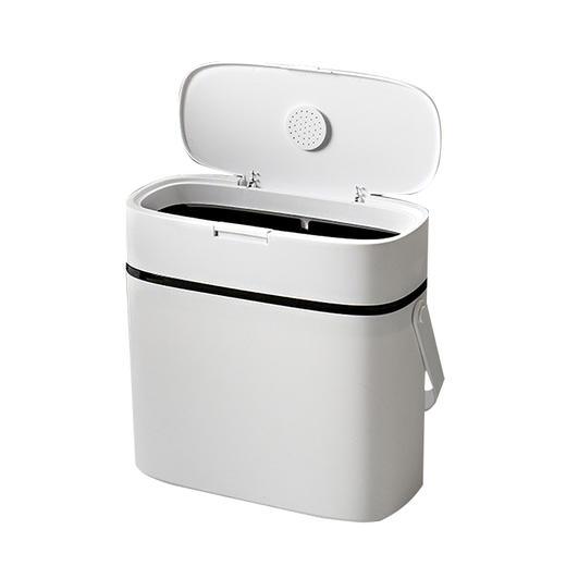 TAYOHYA北欧风垃圾桶按压式分类带提手 白色4L 商品图0