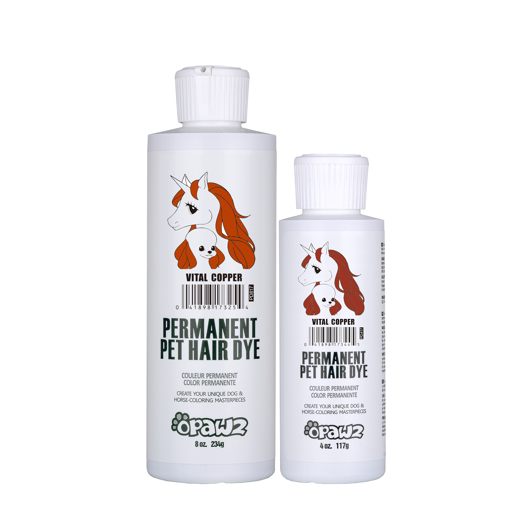 宠物持久染色剂：红棕色Vital Copper OPAWZ小爪印
