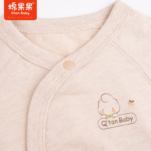 棉果果夏季彩棉男童女童短袖半背衣M201110122201 商品图2