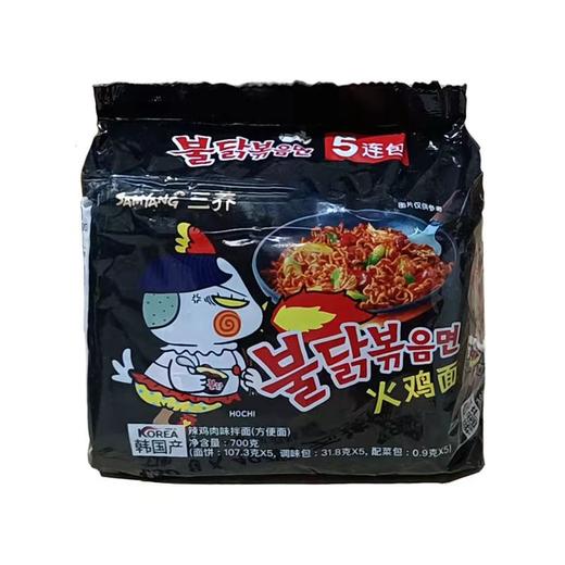 三养辣鸡肉味拌面（五连包） 商品图0