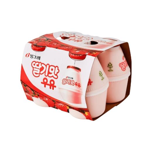 【盒】宾格瑞 草莓鲜奶240ml*4   商品图0