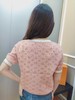 女金满花针织圆领短袖 商品缩略图4