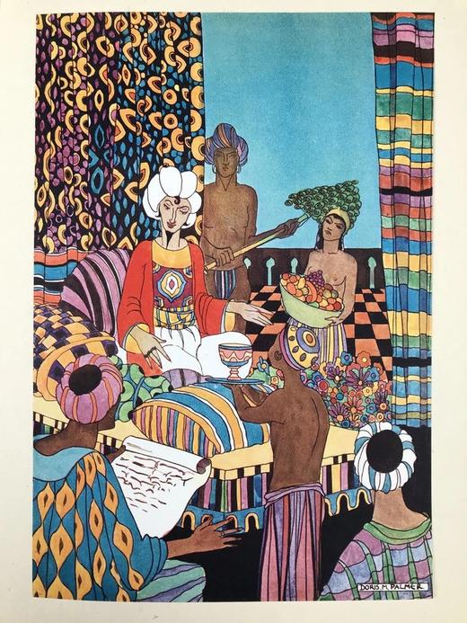 鲁拜集 多丽丝·帕尔默12幅彩色插图 漆布精装大16开 商品图8