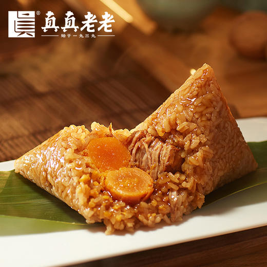 真真老老嘉兴粽子蛋黄肉粽大鲜肉咸粽农家手工粽散装端午特产批发 商品图3