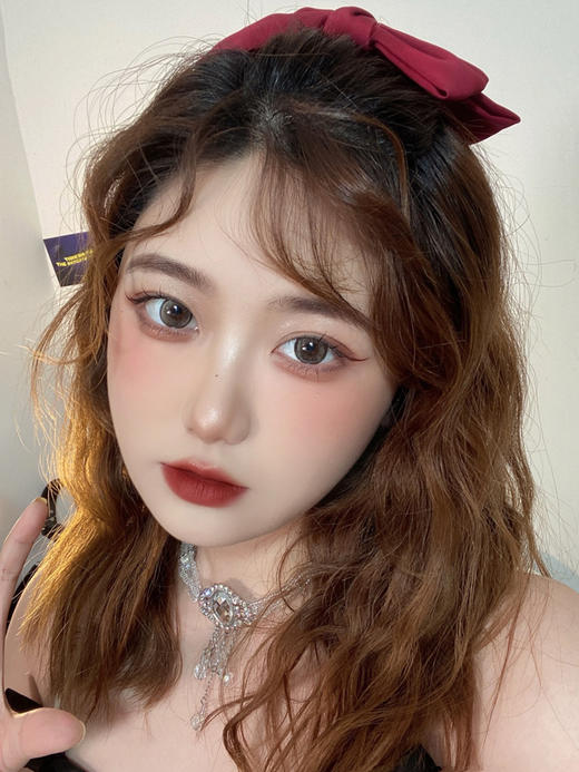 lensrea 年抛 日落甜茶灰 径14.2mm着色13.4mm 商品图4