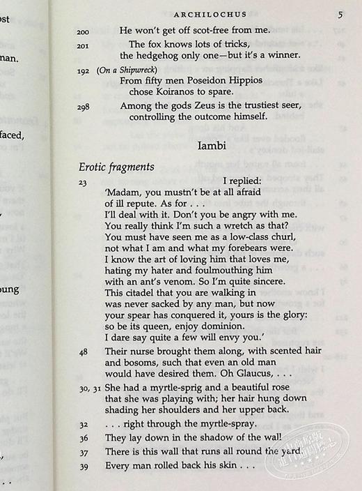 预售 【中商原版】希腊抒情诗（牛津世界经典系列）英文原版 Greek Lyric Poetry (Oxford Worlds Classics) 商品图6