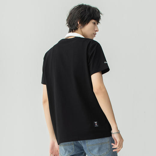 【Keith Haring联名】Lee春夏新款联名爱心印花情侣男士短袖T恤L438954DRK14/K11 商品图2