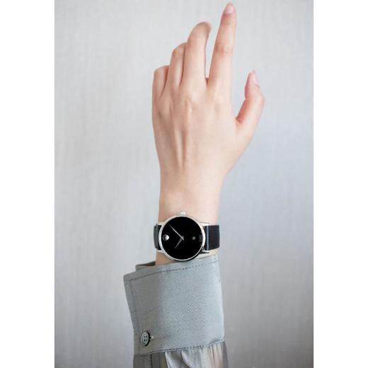 1楼Movado/摩凡陀博物馆系列皮表带自动机械芯瑞士进口手表男表 商品图2