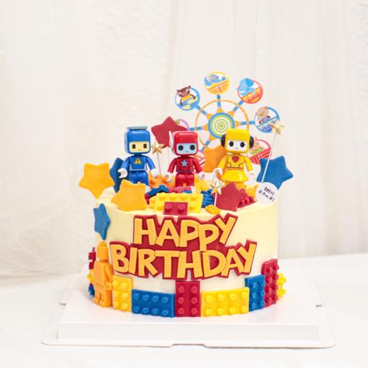 布鲁可百变积木奶油蛋糕 商品图0