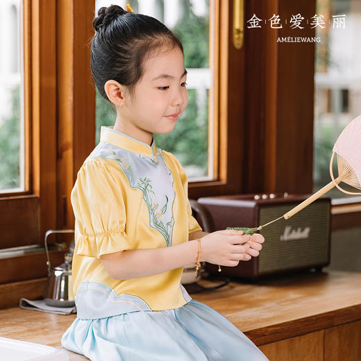 原创品牌金色爱美丽女童---秋之夜月 商品图0