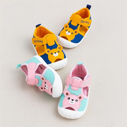 贝贝怡夏季儿童新品凉鞋可爱小熊男女童学步鞋 商品图1
