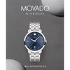 1楼Movado/摩凡陀1881系列钢带自动机械手表男表深蓝立体日晖纹表盘 商品缩略图1