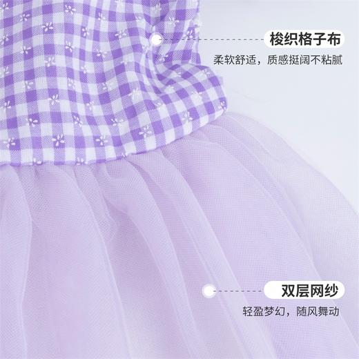 贝贝怡夏季短袖连衣裙新款国风旗袍网纱裙子古典优雅 商品图6