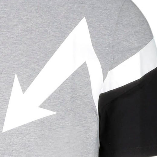 NEIL BARRETT 尼奥.贝奈特 男士圆领短袖T恤 灰色 BJT475A L522S 2195 商品图2