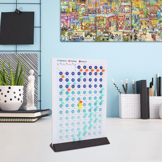 【折扣商品 不退不换】384片 月历拼图 塑料拼图 HR1006 Tom Parker-台北印象 商品图3