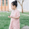 金色爱美丽 女童旗袍秋新品原创品牌女童桑蚕丝连衣裙-温柠 商品缩略图0