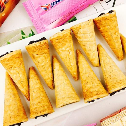 【中欧班列精选】 俄罗斯蛋筒wwj哈根达斯蛋筒 草莓/白巧克力/可可味300g/袋 商品图1