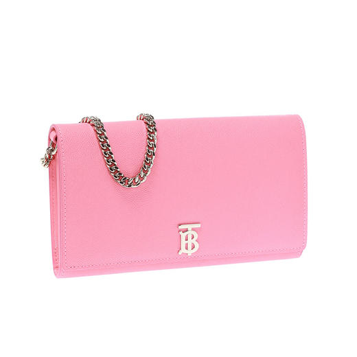 BURBERRY 巴宝莉 女士TB专属标识图案皮革斜挎单肩包 粉色 8024960 A7715 商品图2