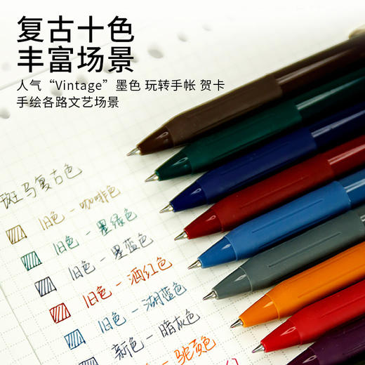 斑马复古色笔芯 商品图2