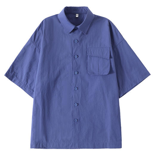 CryingCenter Very Peri长春花蓝 工装休闲通勤衬衫套装 哭喊中心 商品图5