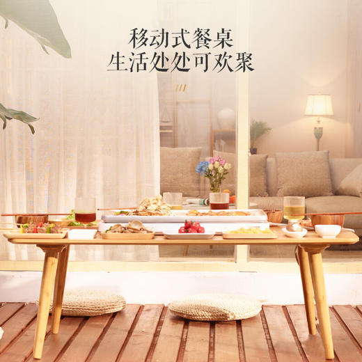 松下（Panasonic）多功能烤盘烤盘 聚嗨盘 多功能料理锅电烤盘 家用 烧烤火锅一体煎烤盘 NF-M1-W(白色) 商品图5