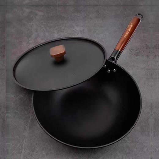 【官方正品保证】	欧乐菲章铁匠晶铁二代旋纹极铁锅-OLO32GF-T1 商品图3