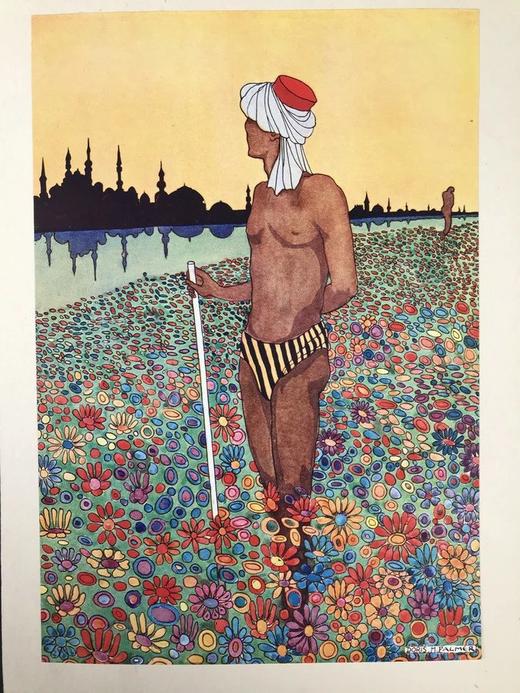 鲁拜集 多丽丝·帕尔默12幅彩色插图 漆布精装大16开 商品图6