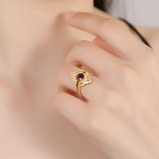 Flame Spinel 火焰尖晶系列 | 宫廷尖晶戒指 商品图2