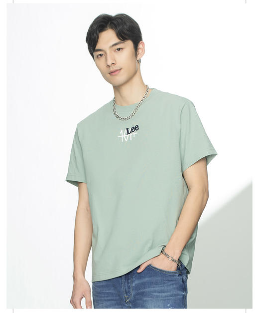 Lee男上舒适版型短袖T恤L438824DRK14/ANH 商品图3