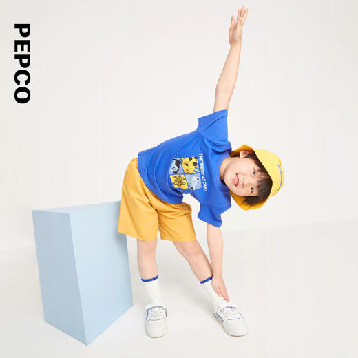 【专区任选  4件159元】小猪班纳童装2022夏装新款儿童短袖T恤中大童男童纯棉圆领上衣潮 商品图3