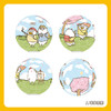 3寸 灯光球拼图 塑料拼图 J1099 小刘鸭-春游 商品缩略图1