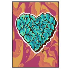 莫愁百货｜『爱心涂鸦』A3插画系列