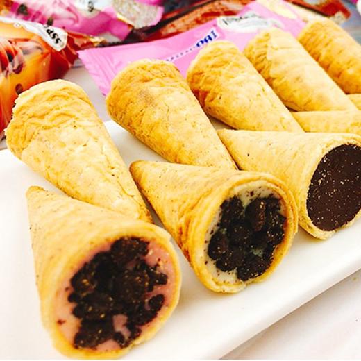 【中欧班列精选】 俄罗斯蛋筒wwj哈根达斯蛋筒 草莓/白巧克力/可可味300g/袋 商品图5